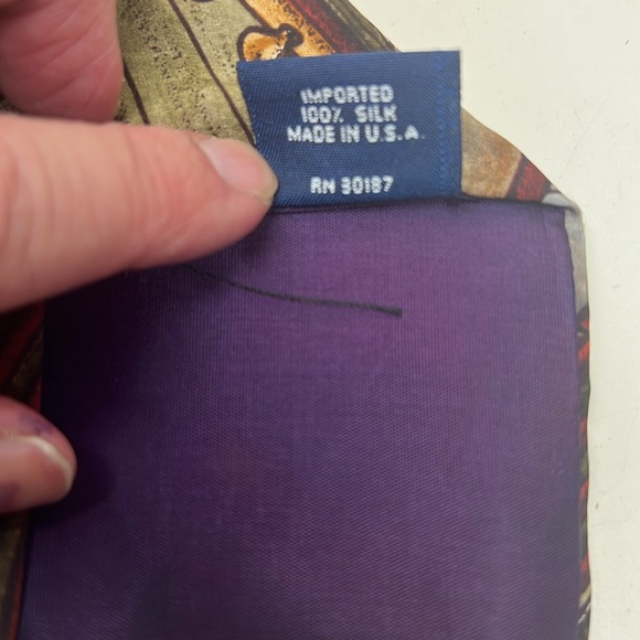 The Beatles Vintage Rocky Raccoon Song 100% Silk Tie - Picture 7 of 14